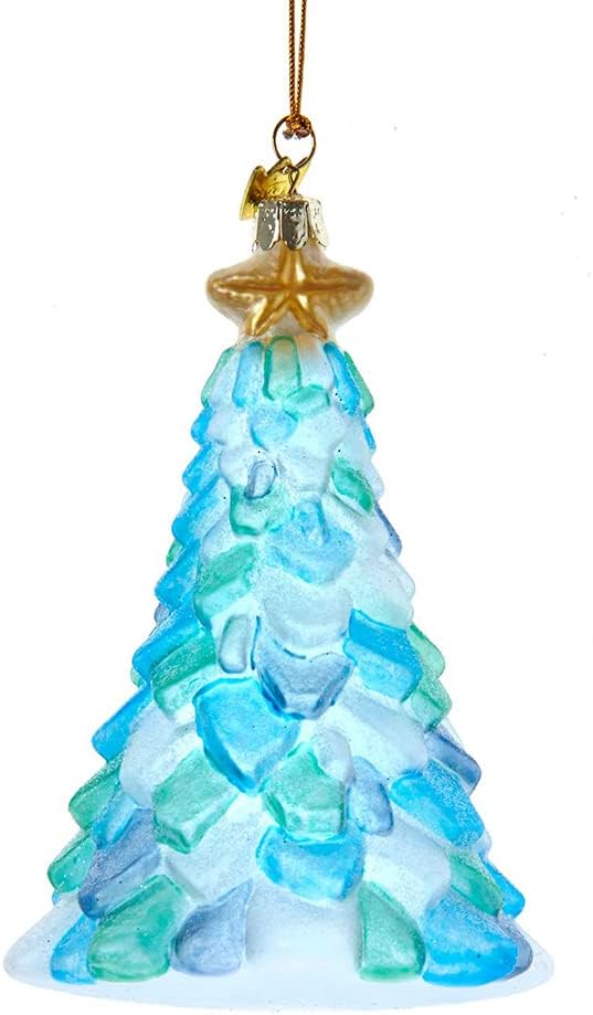 5-Inch Noble Gems™ Glass Sea Glass Christmas Tree Ornament