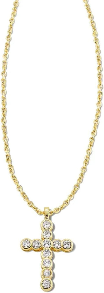 Kendra Scott Cross Crystal Pendant Necklace, Fashion Jewelry for Women