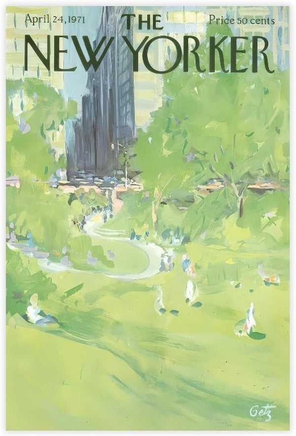 Erwyn Yorker Magazine Poster Canvas Wall Art Vintage Posters New Prints For Dorm For Bedroom Home DecorUnframe-style 24x36inch(60x90cm)