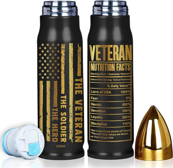 Limima Veteran Gifts \u2013 Veteran Tumbler, Tumbler for Veterans, Army, Navy, Air Force, Marine Corps \u2013 Christmas, Xmas Birthday, Veterans Day Gift for Men, Him
