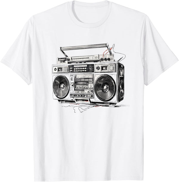 Ghetto Blaster Hip Hop 80's 90's Street Gangster Rap Lover