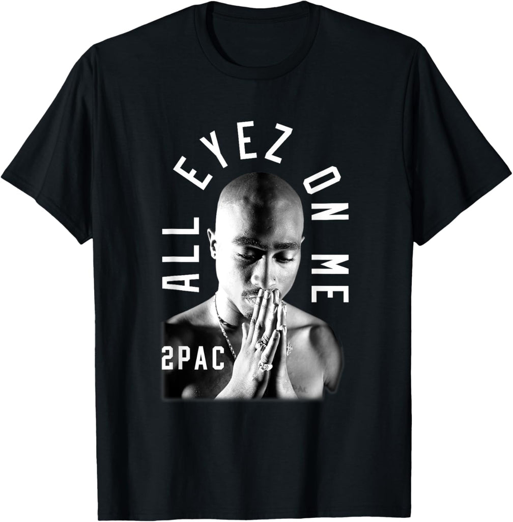 Tupac Shakur Me Against the World Classic Fit T-Shirt - Black, Cotton, Polyester, Short Sleeve